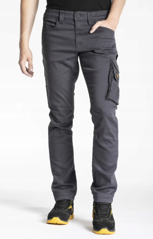 Elastické Džínové Pracovní Kalhoty Rica Lewis Jobc Tmavě Šedé 50