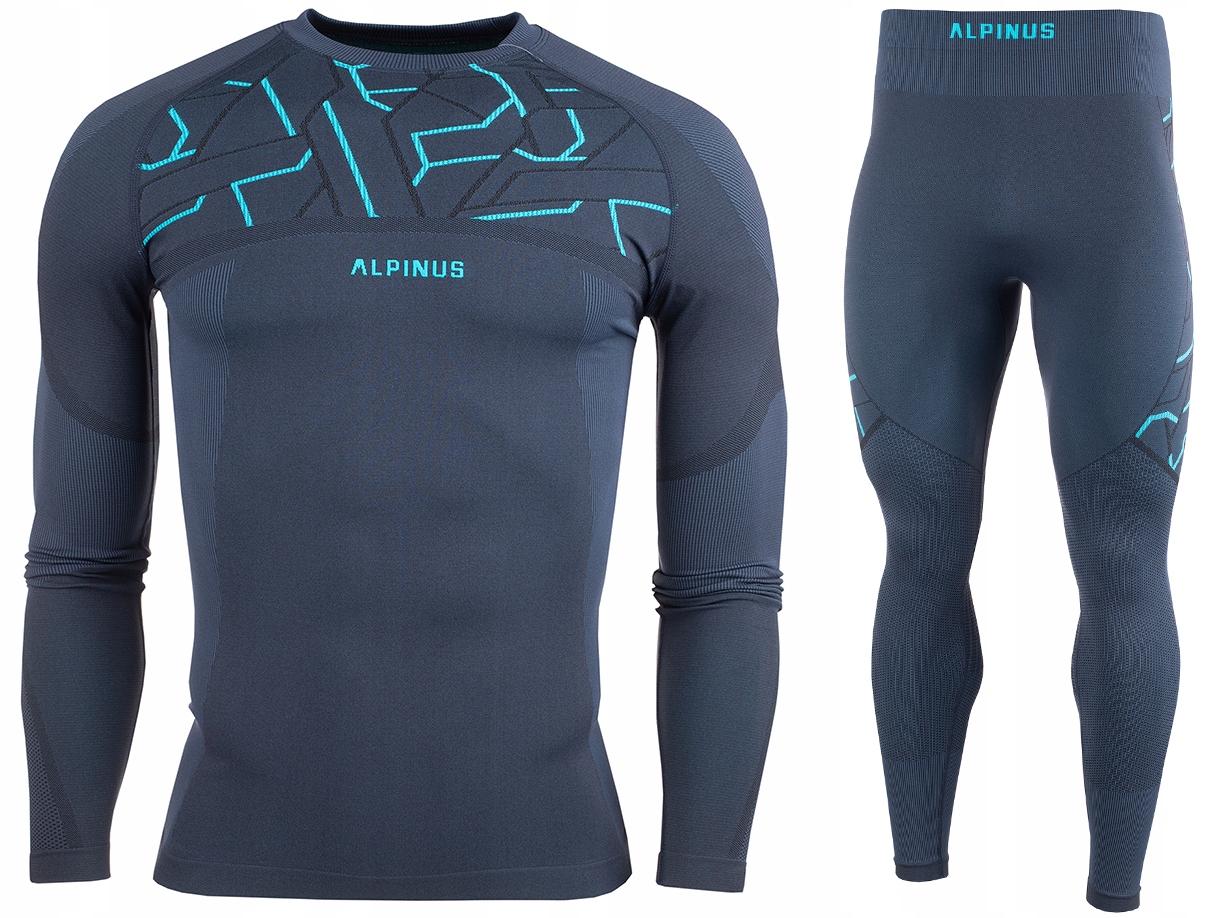 Sada termoaktivního spodního prádla Alpinus pro muže, teplé, elastické, velikost M