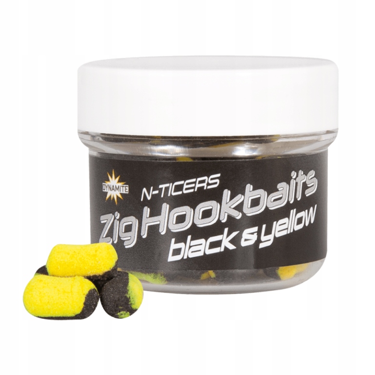 Dynamite Baits Kulki N-tickers Zig Hb Black Yellow
