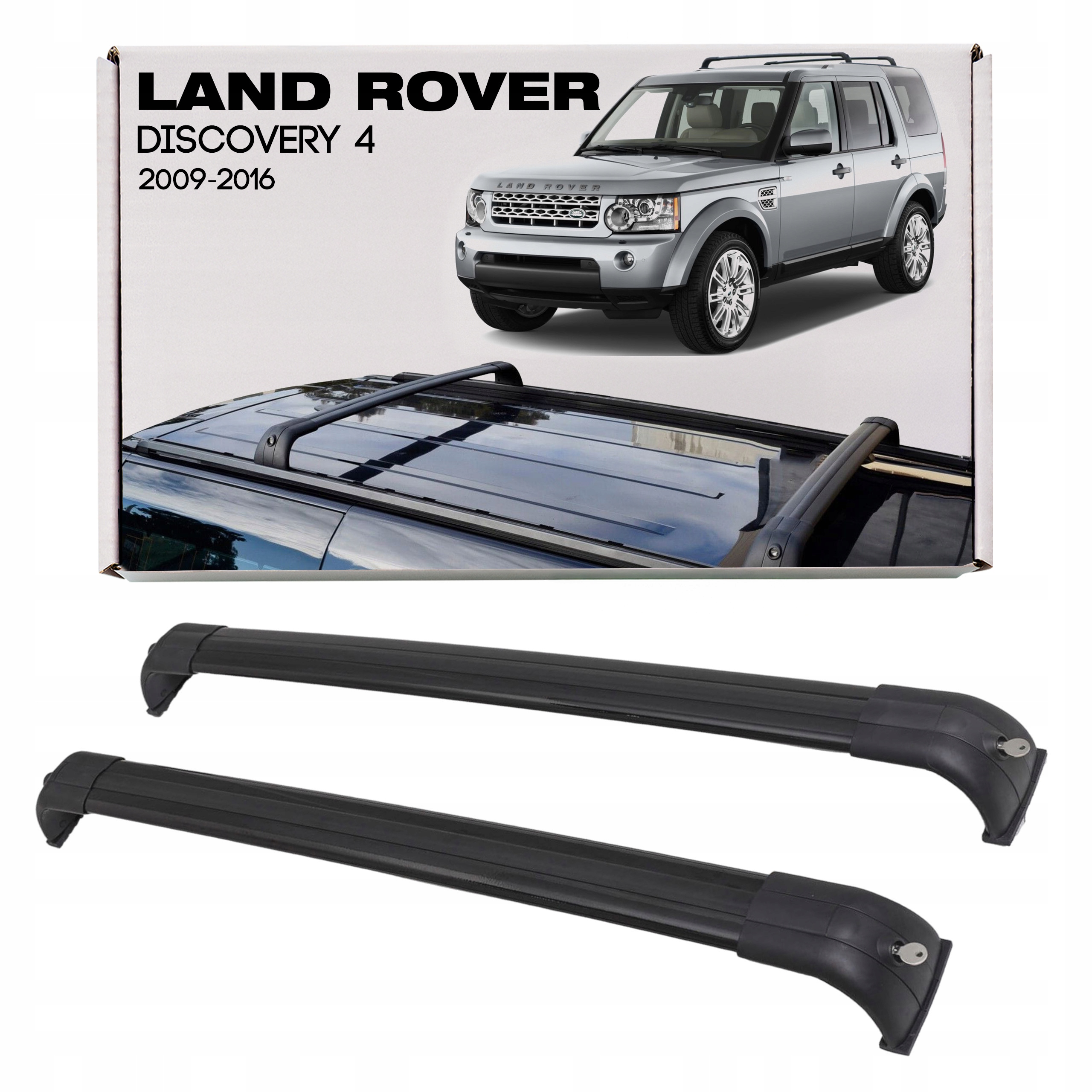 Tyče Na Strešné Lišty Čierne Land Rover Discovery 4 L319 2009-2016 Oe VPLAR0001