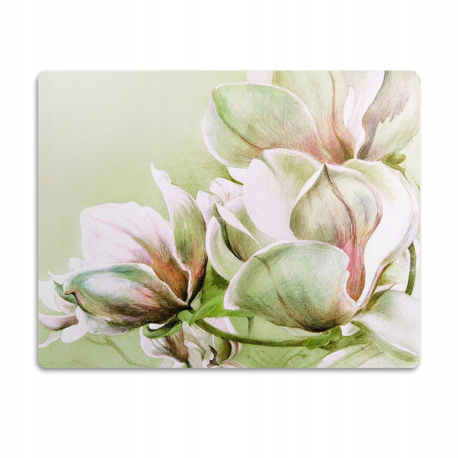 Pro psa kočku podložka pod misku Květiny magnolie 60x40