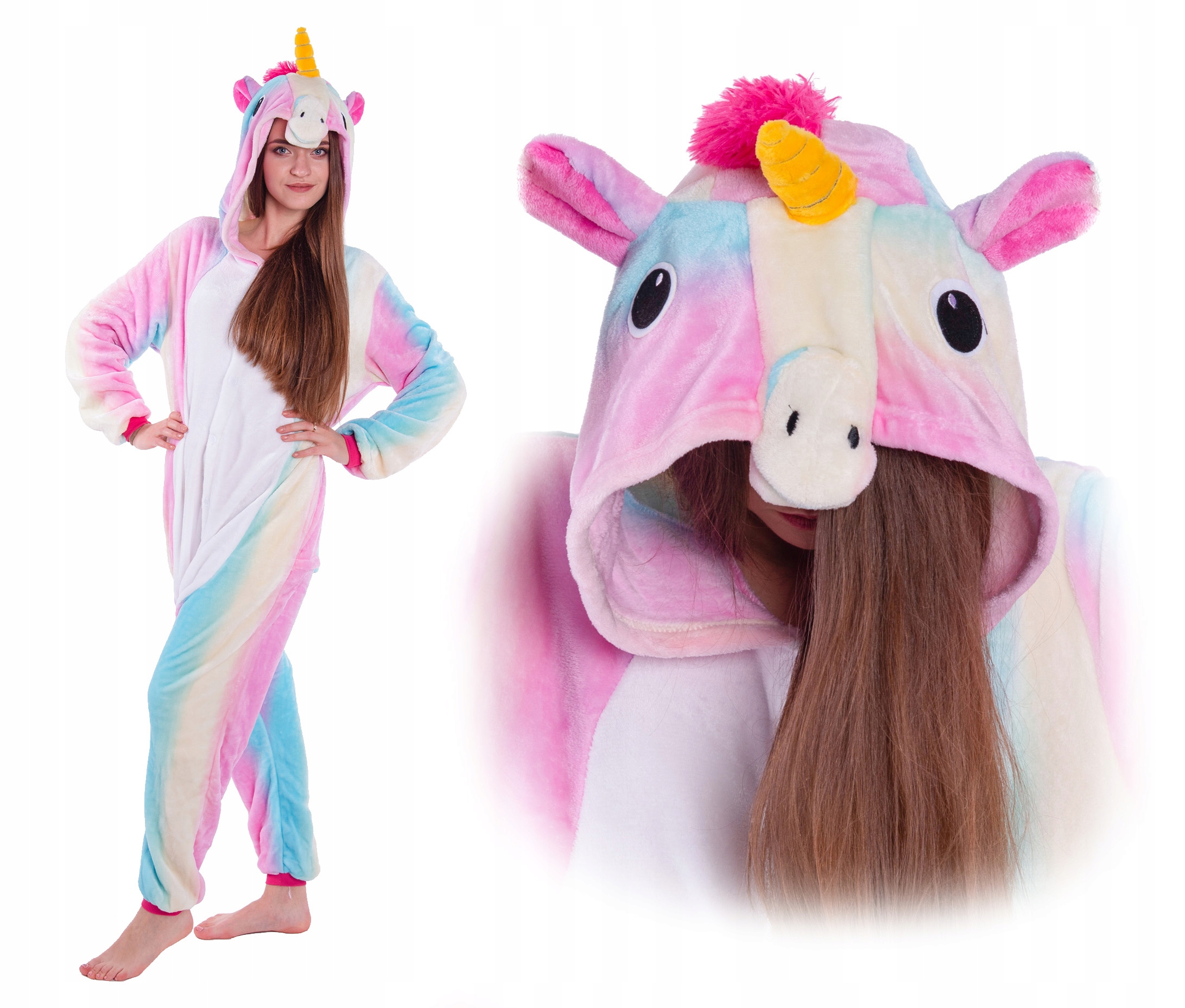

Jednorożec Piżama Kigurumi Onesie S 146-154 cm