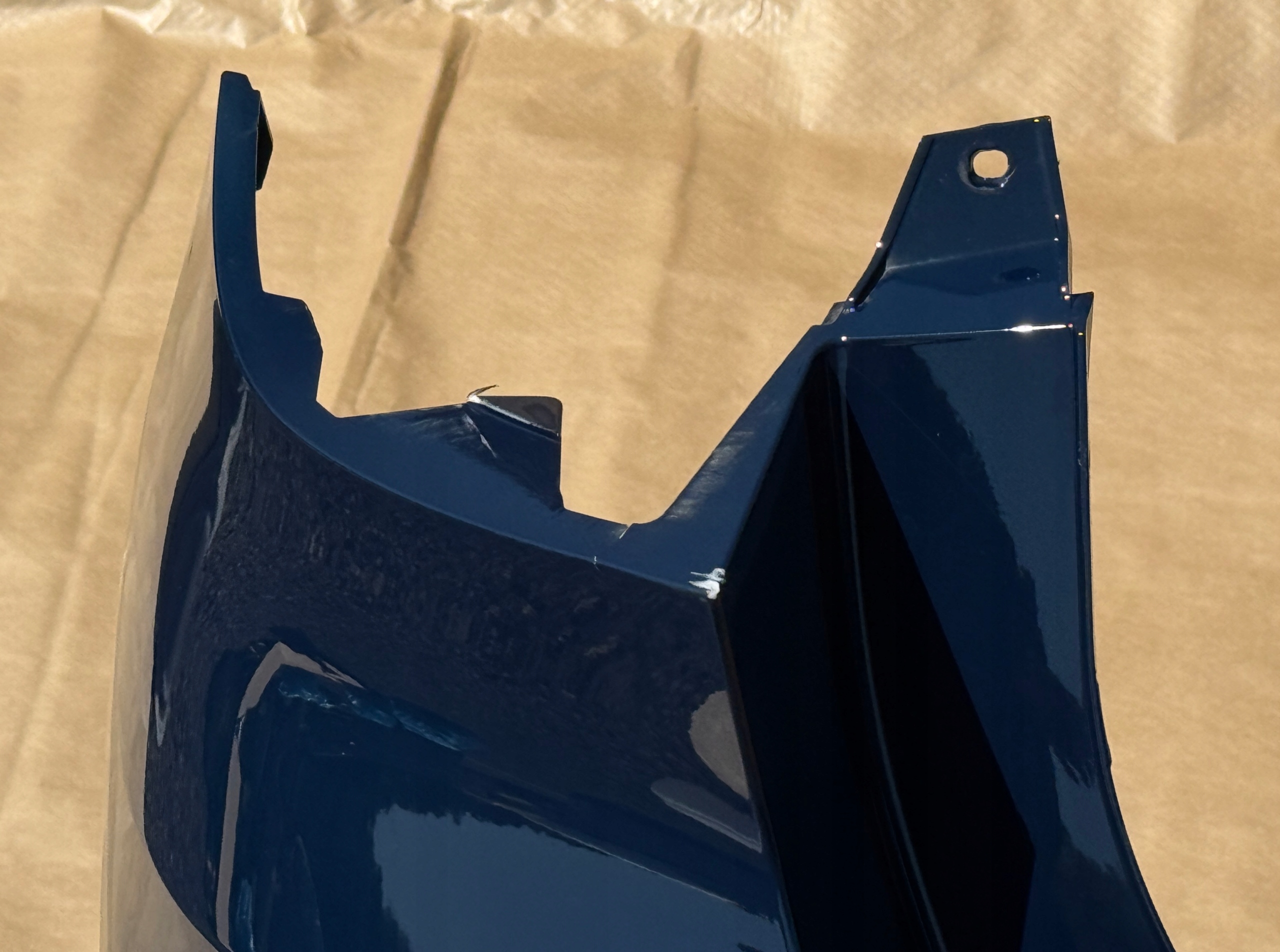 FORD PUMA MK2 2019-2025 bumper rear part BLAZER BLUE 4X PDC original