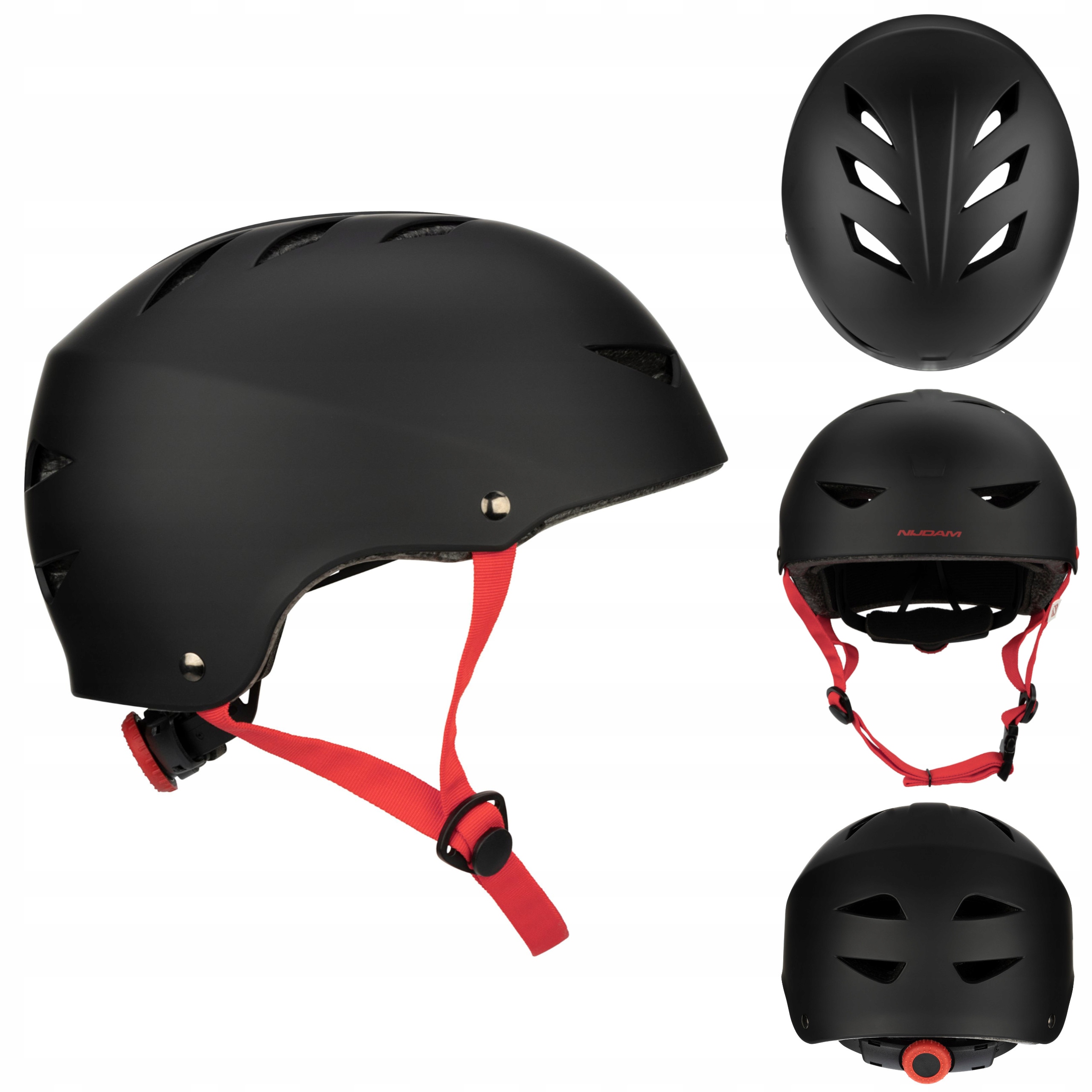 Kask ochronny na hulajnogę deskorolkę rolki sportowy Nijdam S