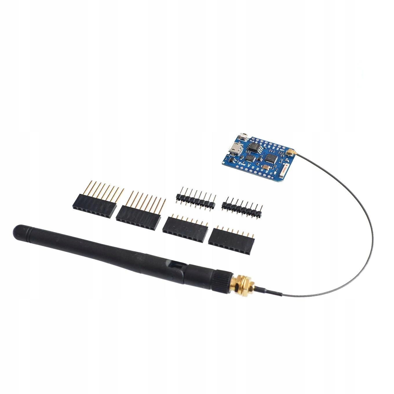 WEMOS D1 mini Pro 16MB ESP8266EX + antena 2,4GHz Kod producenta WEMOS D1 mini Pro 4MB ESP8266EX + antena