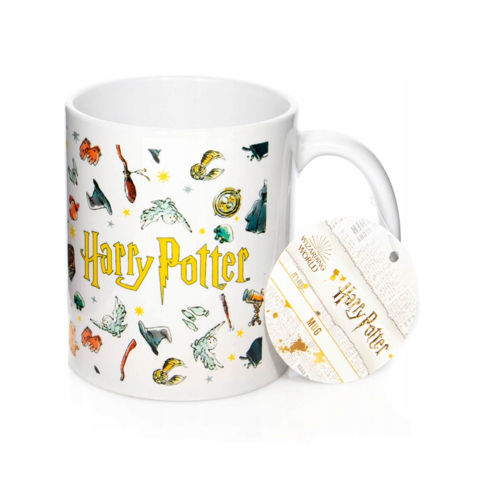 Markowy kubek Harry Potter Symbole 330 ml Stan opakowania oryginalne