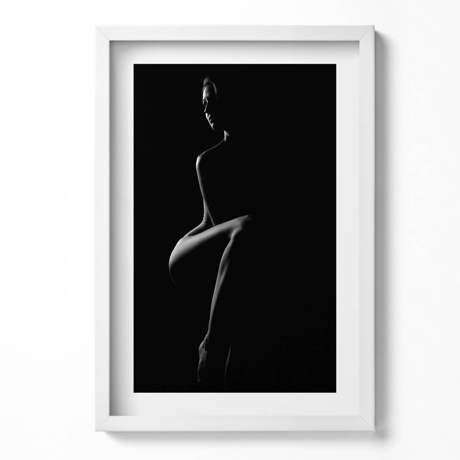 Elegantní obraz do obývacího pokoje Decentní portrét nahého těla ženy 40x60 cm