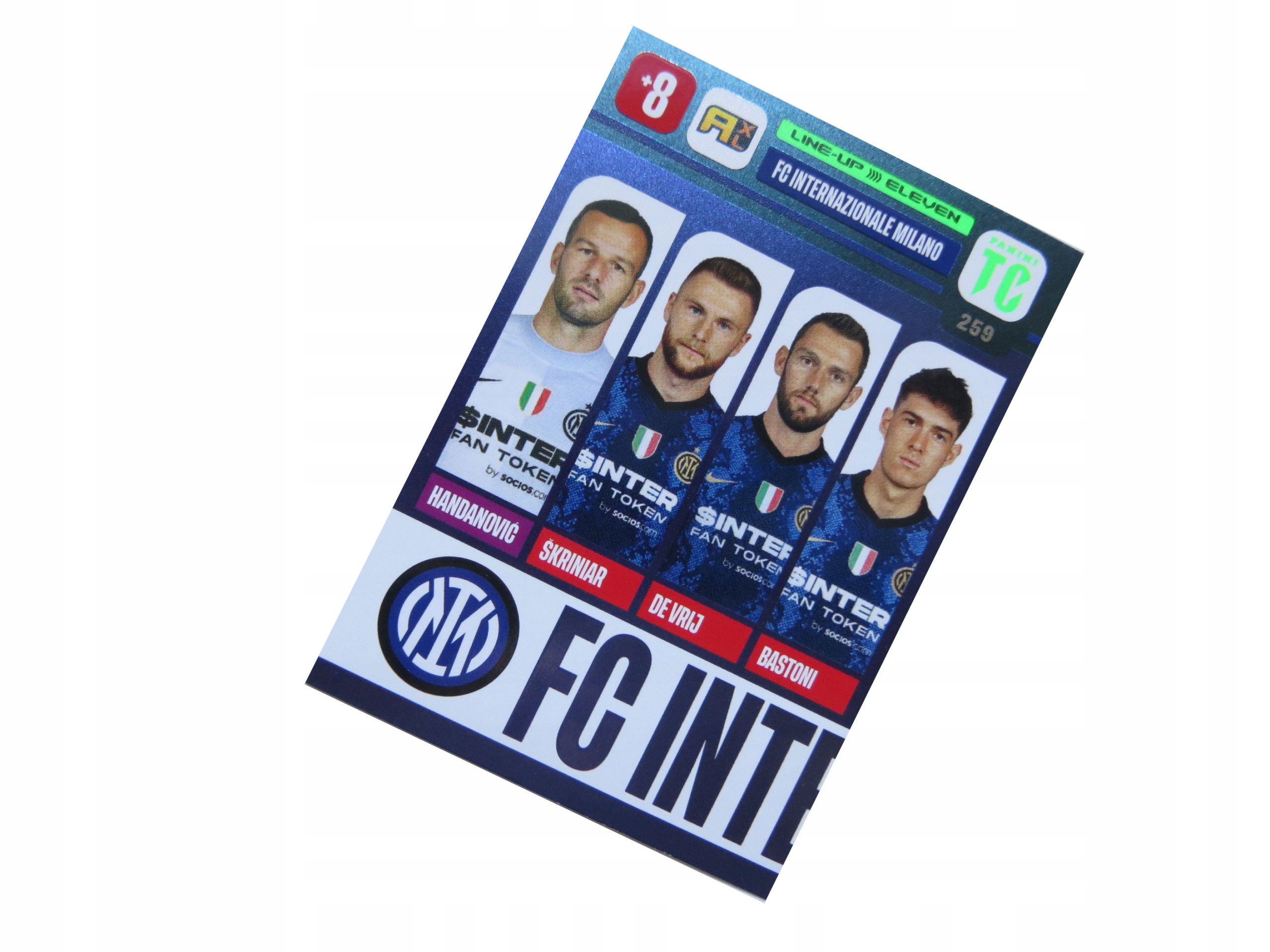Panini Karty Piłkarskie Top Class 2022 Line-up Eleven Inter 259 Skriniar