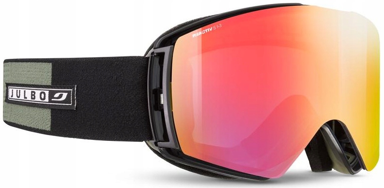 Lyžařské brýle Julbo Launcher Reactiv Photochromic S1-3 černo-zelené