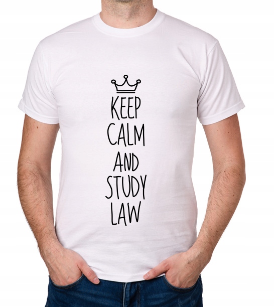 

koszulka Keep Calm And Study Law prezent