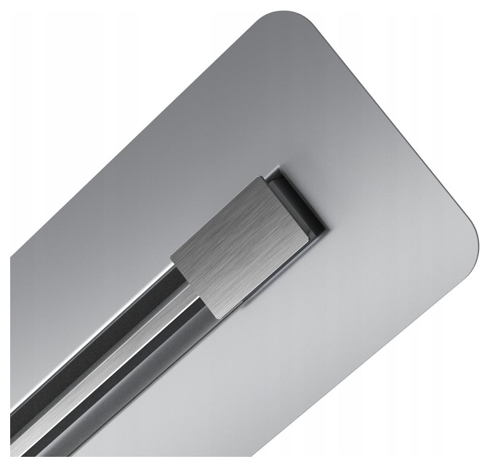 Liniový Odtok Pod Obklad 100 cm Oceľ Sifón Sprchový Kút Sprchová Vanička Luno Inox