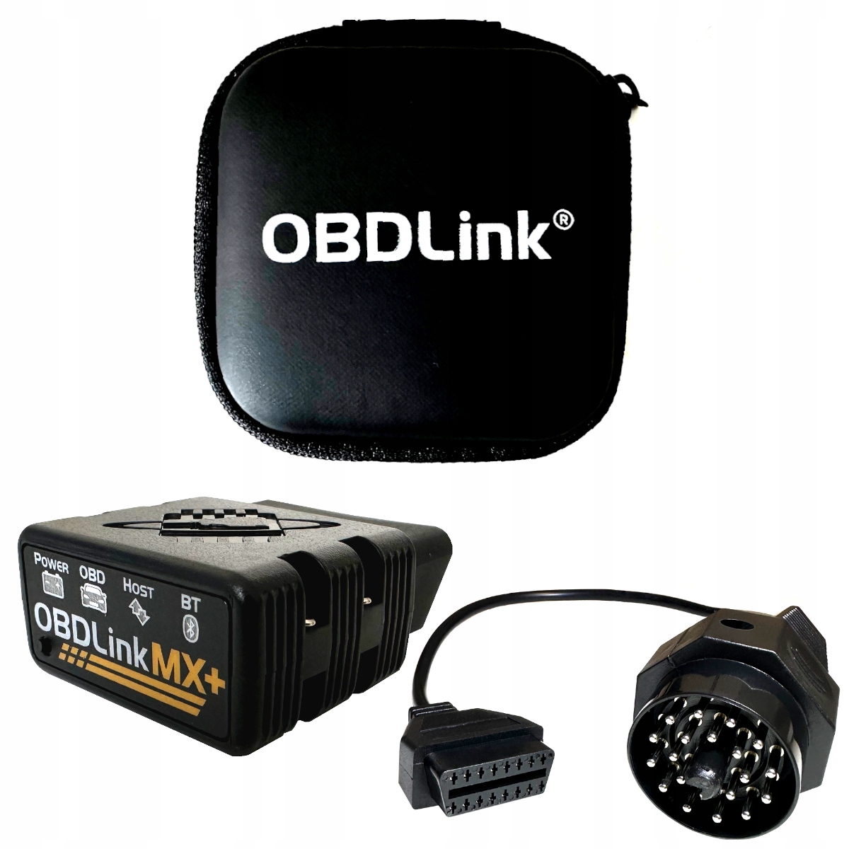 Sada OBDLink MX+ Diagnostické rozhranie OBD2 Puzdro a adaptér 20 Pin
