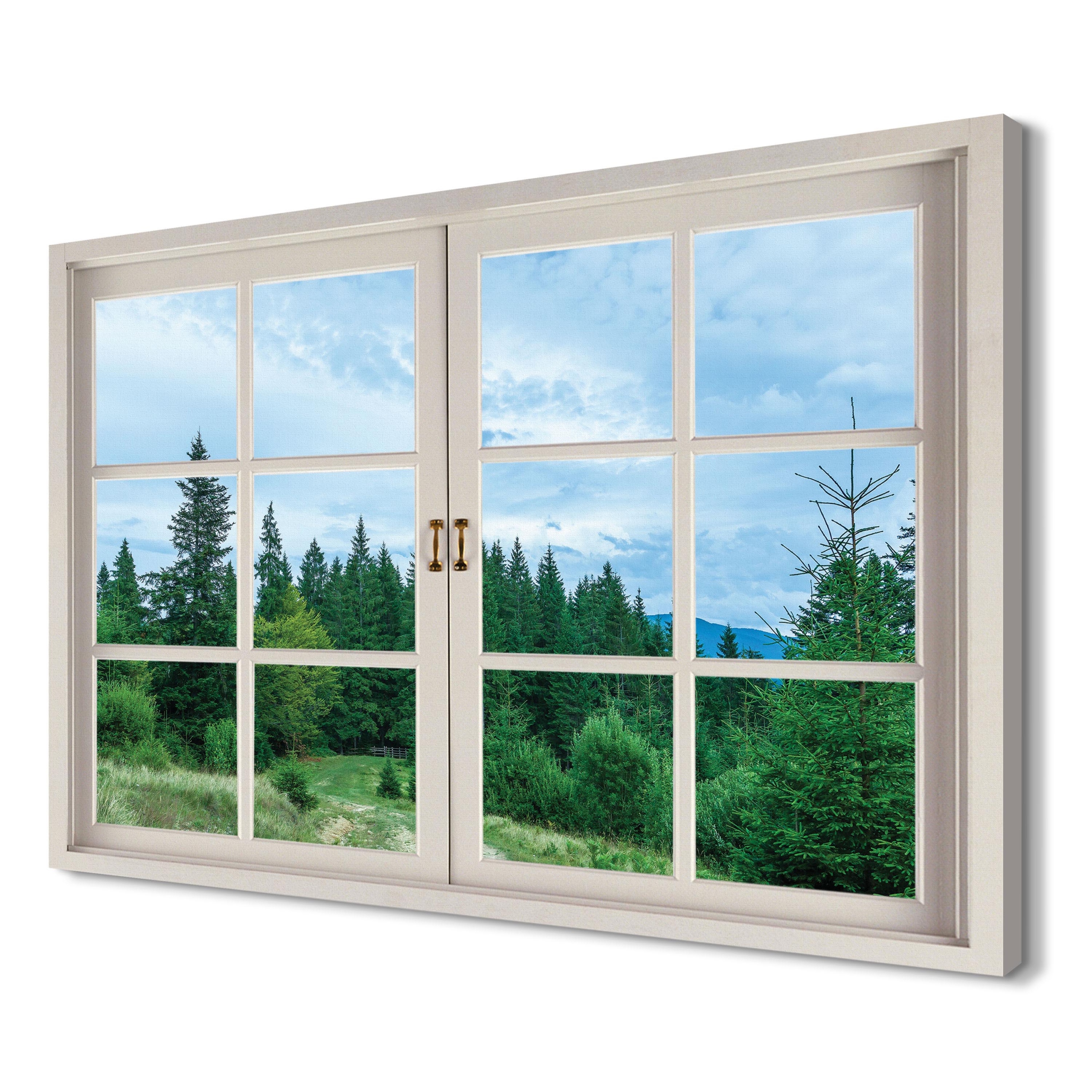 

Sosny las Karpatach 120x80 Fotoobraz na płótnie 3d