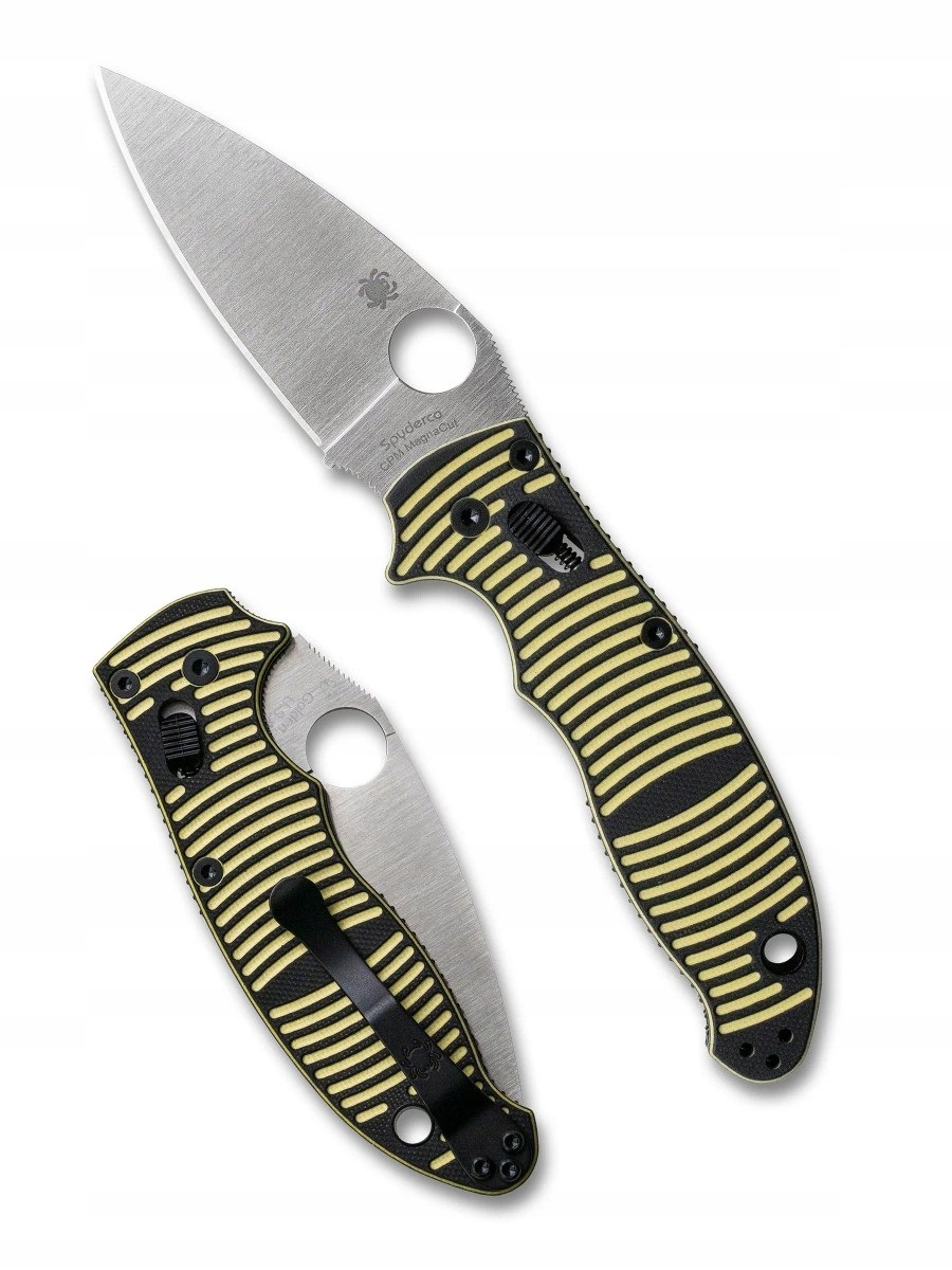 Nóż składany Spyderco Manix 2 Salt Yellow-Black G10, (C101GBKYLMCP2)