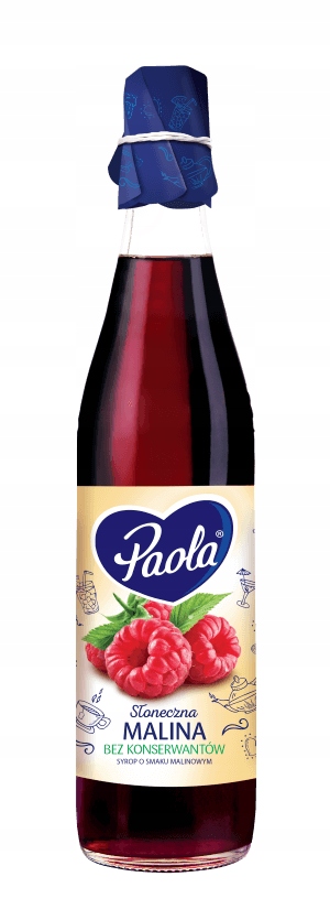 Levně Sirup Paola 430 ml malina x 9 kusů