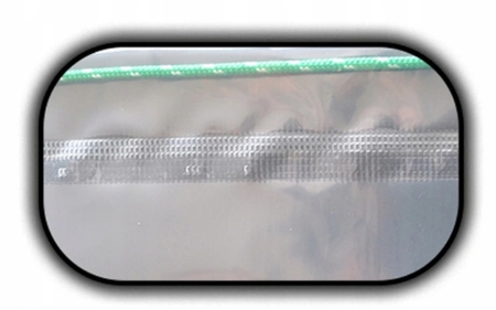 Tunel foliowy Szklarnia 283x627 cm 18m2 Konstrukcja PVC folia przezroczysta Długość (cm) 627 cm