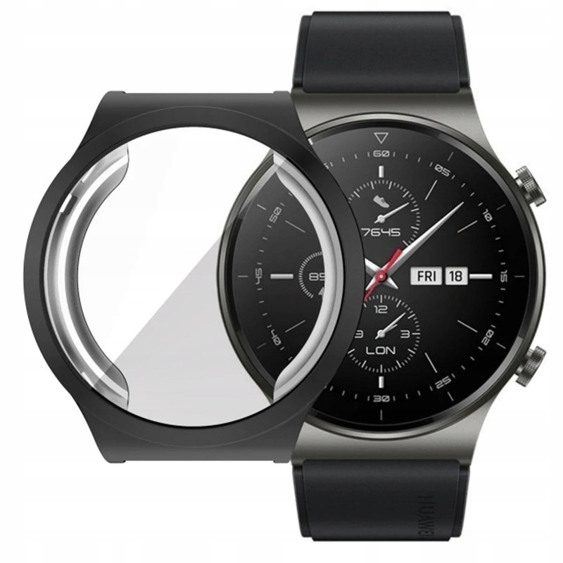 CASE ETUI 2w1 DO HUAWEI WATCH GT 2 PRO CZARNE