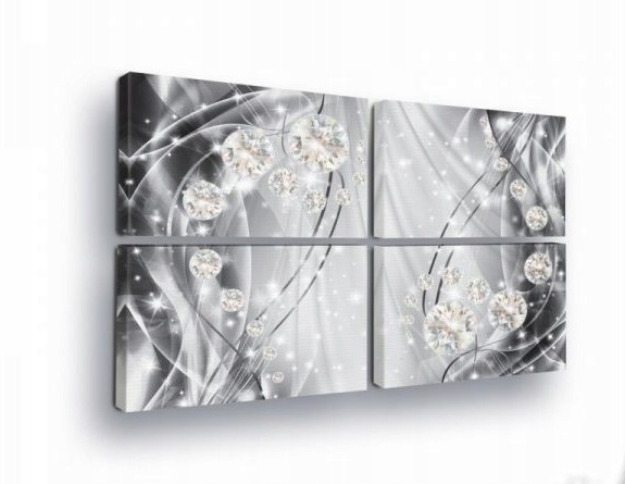 Obraz 120x80 Diamantový křišťálový lesk, luxusní, elegantní abstrakce