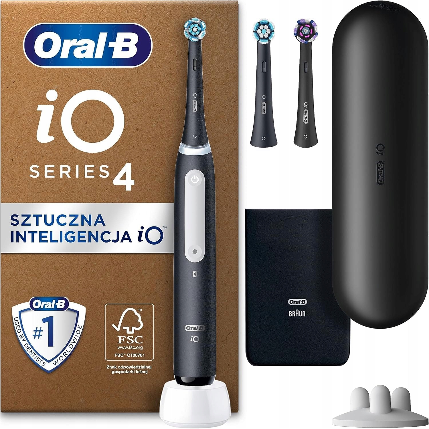 Oral-b Io Seria 4 Szczoteczka Elektryczna Technologia Magnetyczna