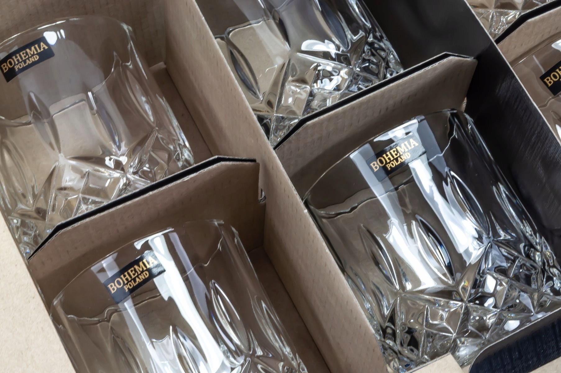 SZKLANKI DO WHISKY BOHEMIA PRESTIGE CLASSICO 6SZT Linia Classico