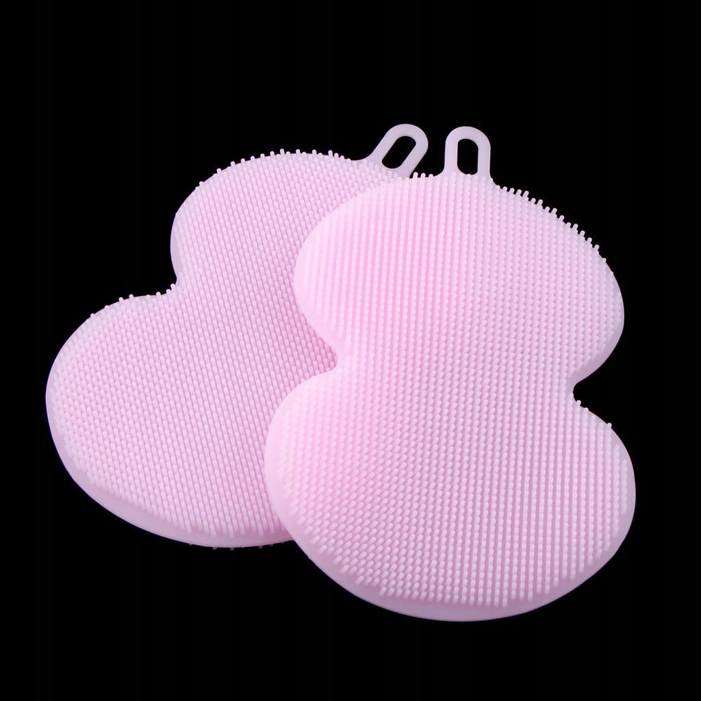 2Pcs Silicone Dishwashing Sponge Scrubber Fruit Rodzaj inny