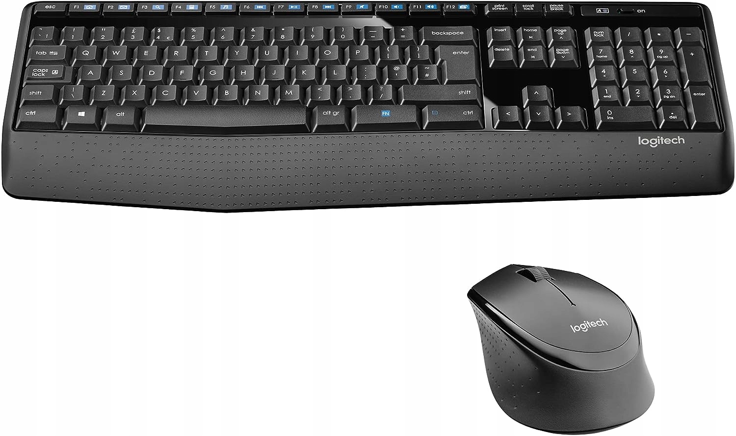 Logitech MK345 Set klávesnice a myši Bezdrôtová myš v balení, batérie sú súčasťou balenia