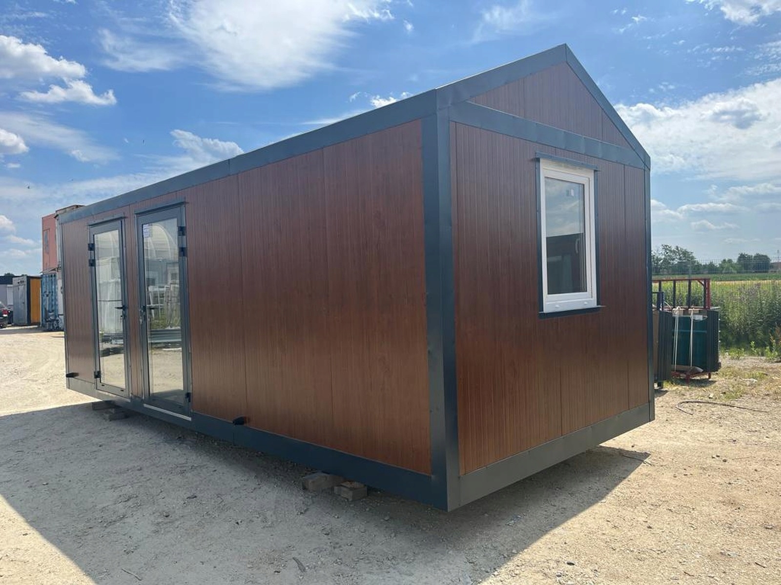 Модульный жилой дом круглогодичный летний двухкомнатный