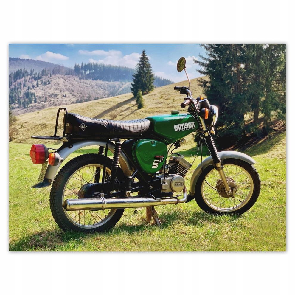 

Plakat 40x30 Motorower Simson S51