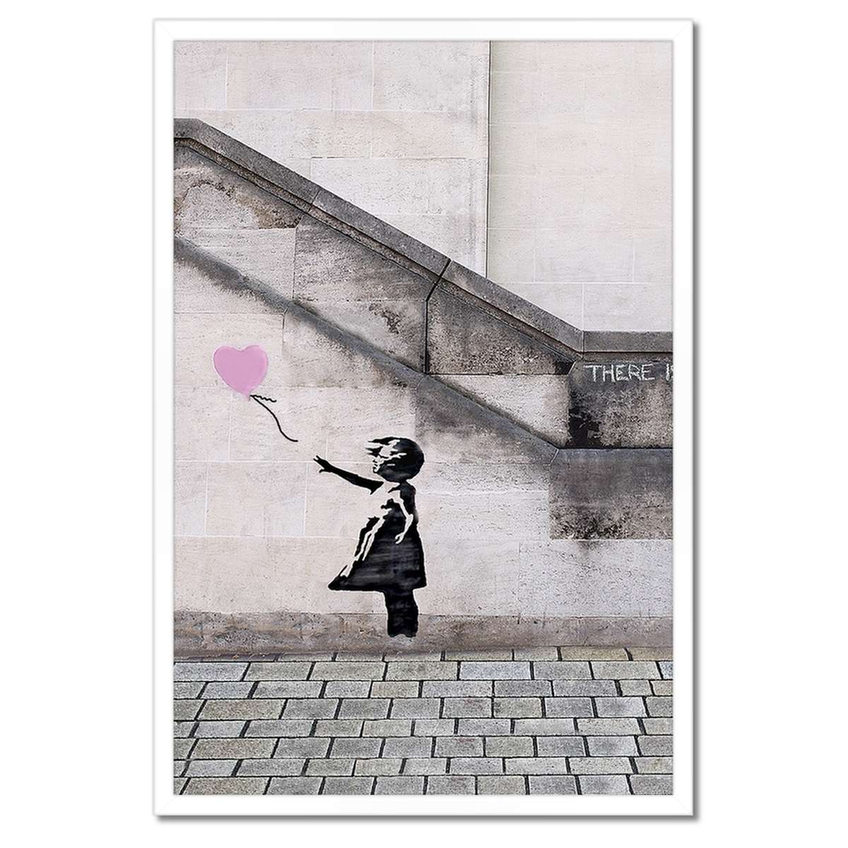 Plakáty v rámu 40x60 Banksy Balonek Dívka