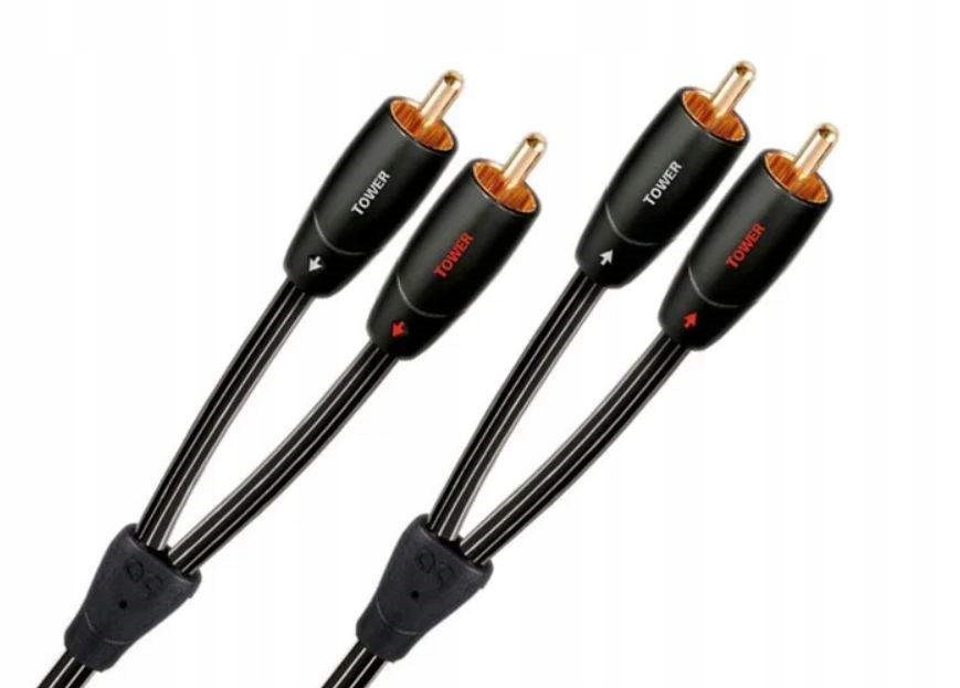 AudioQuest Tower Rca Hi-fi audio kabel Délka 1,0 m 2 x Rca audio kabel