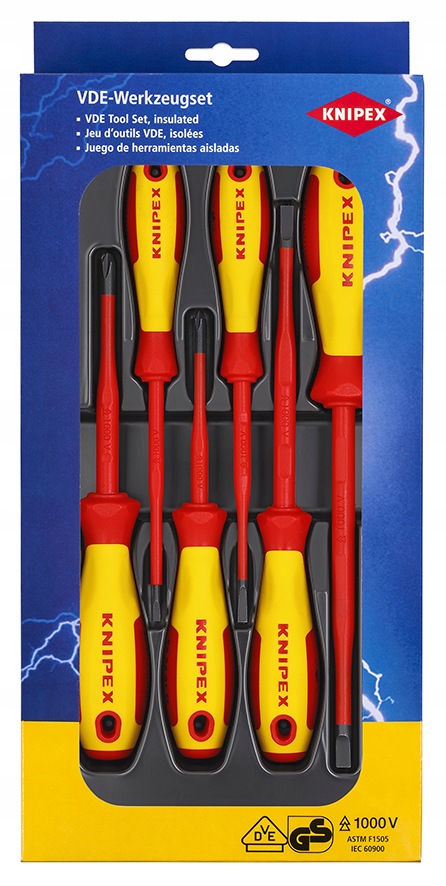 Sada Izolovaných Šroubováků 6 Ks Kn 00 20 V02