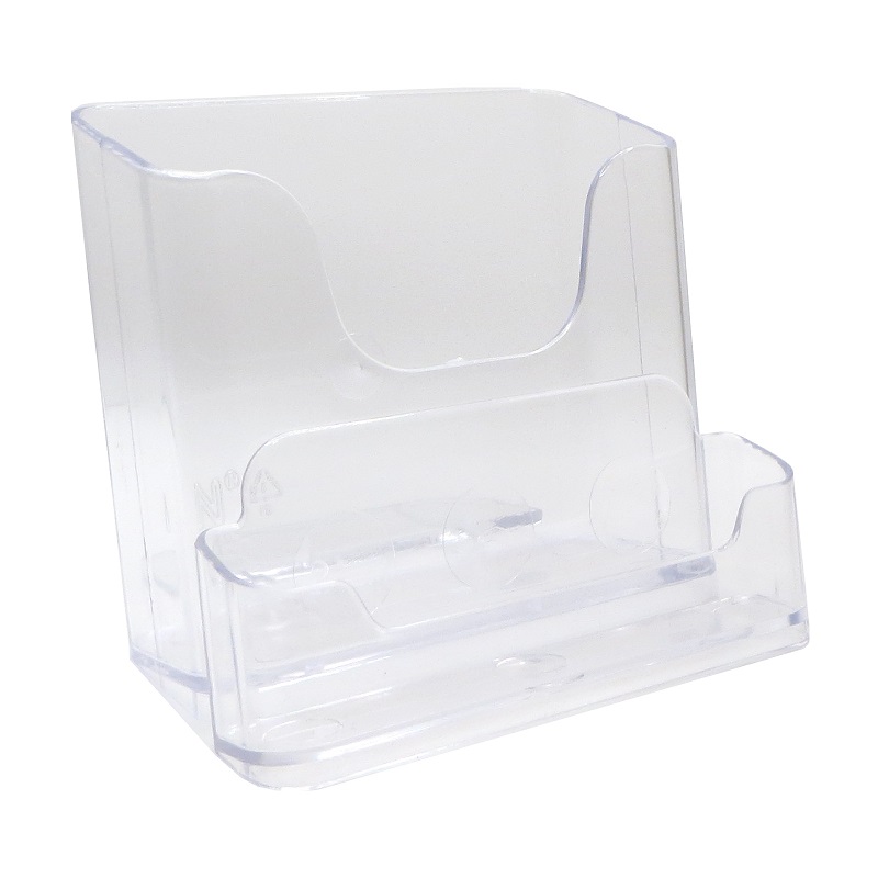 Stojak na ulotki A6 z wizytownikiem Stan opakowania oryginalne