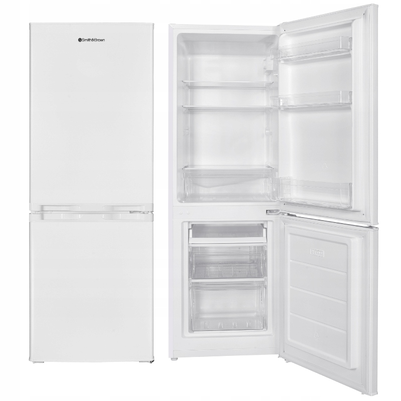 Lodówka 143cm 173L Smith&Brown SFBF-511-WE3 Biała Szerokość 50cm