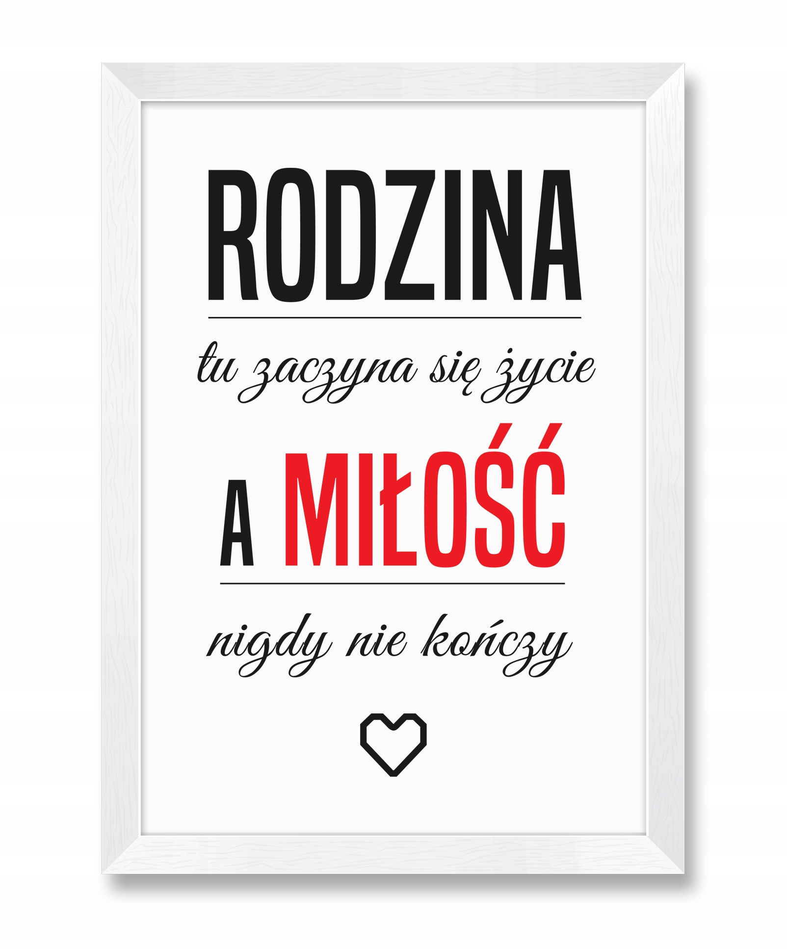 

Stylowe obrazy na ścianę z tekstami cytatami A4
