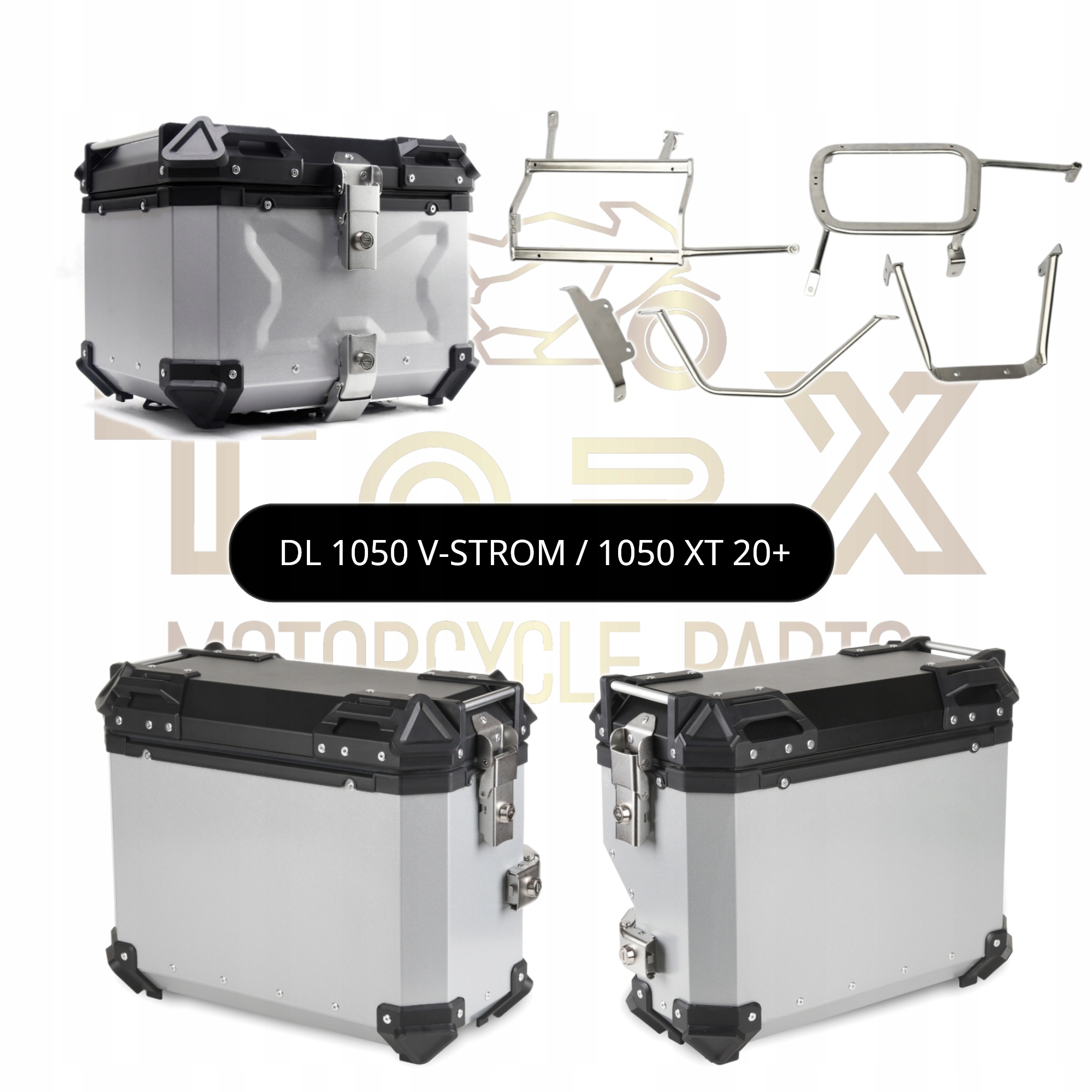 Kufry Alu Rošty Suzuki DL 1050 V-strom 1050 Xt 20+ Sada TopX