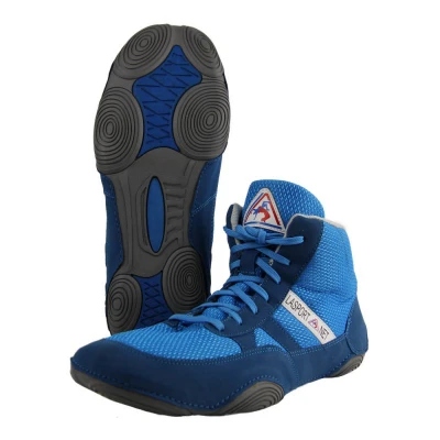 La Sport Dětské zápasnické boty modré 37