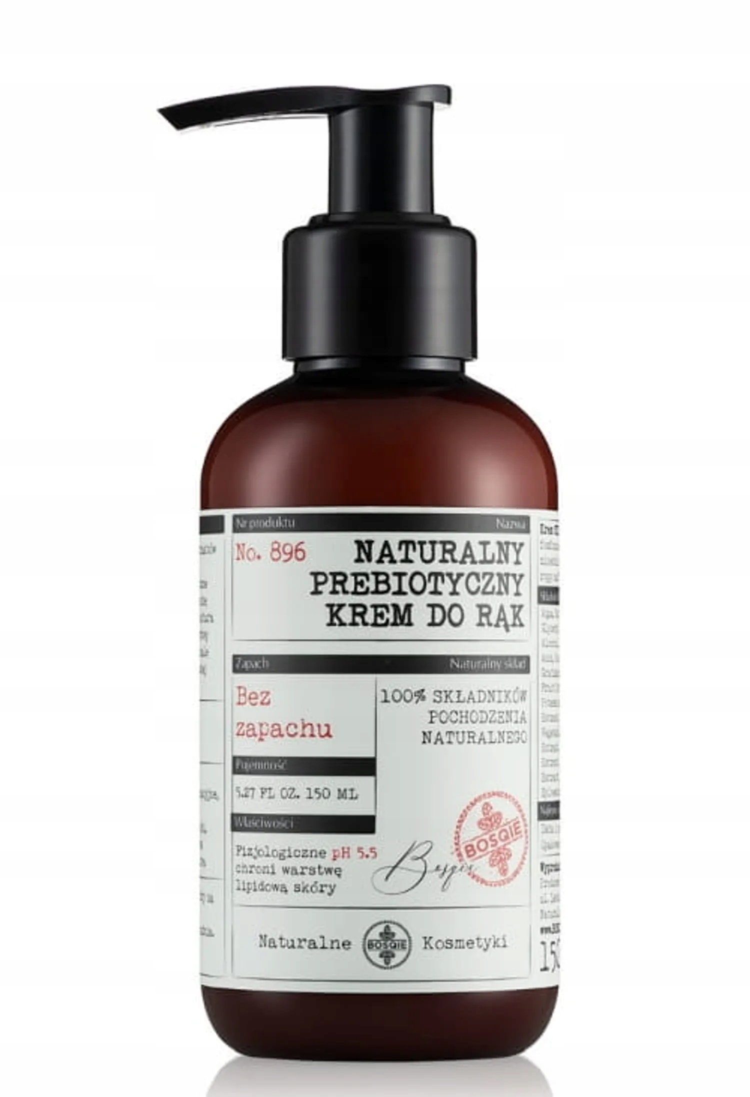 Bosqie Prebiotický krém na ruce bez vůně 150 ml