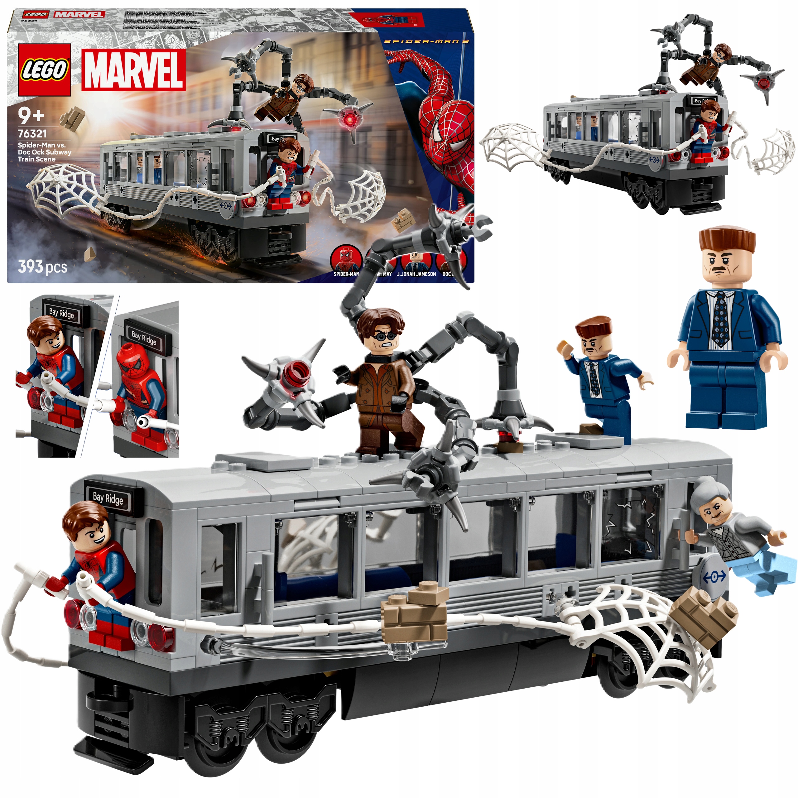 Lego Marvel Spider-man Kontra Doc Ock Scena W Metrze Na Święta