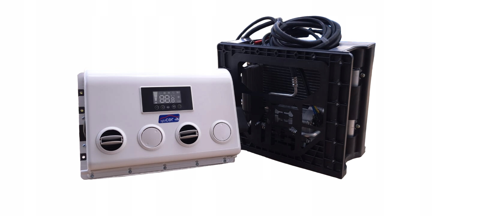 KLIMATYZACJA POSTOJOWA ELEKTRYCZNA SPLIT 12V KOMPLETNY ZESTAW IGLOCAR