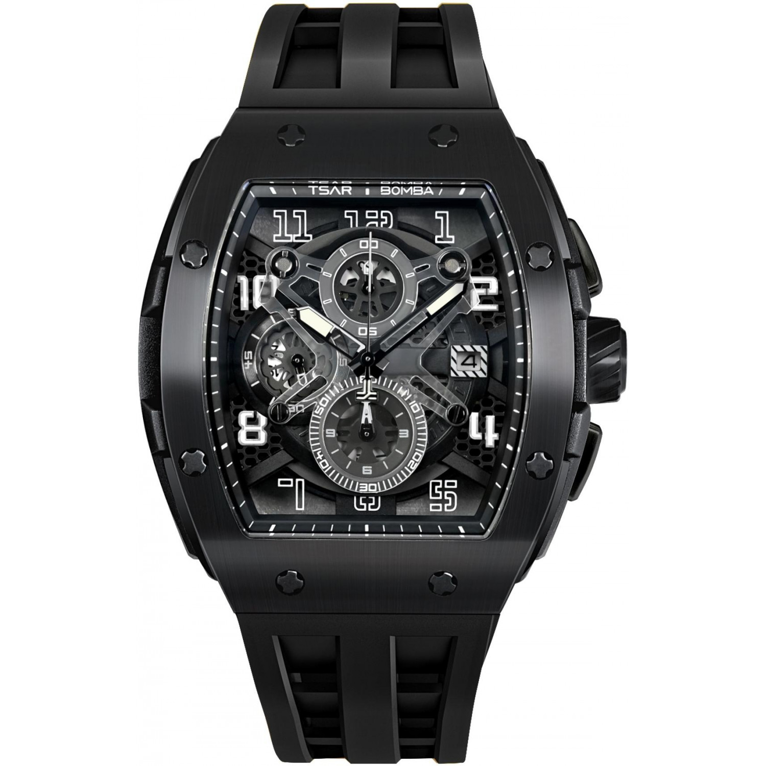 Pánské Hodinky Tsar Bomba TB8211Q-04 černé