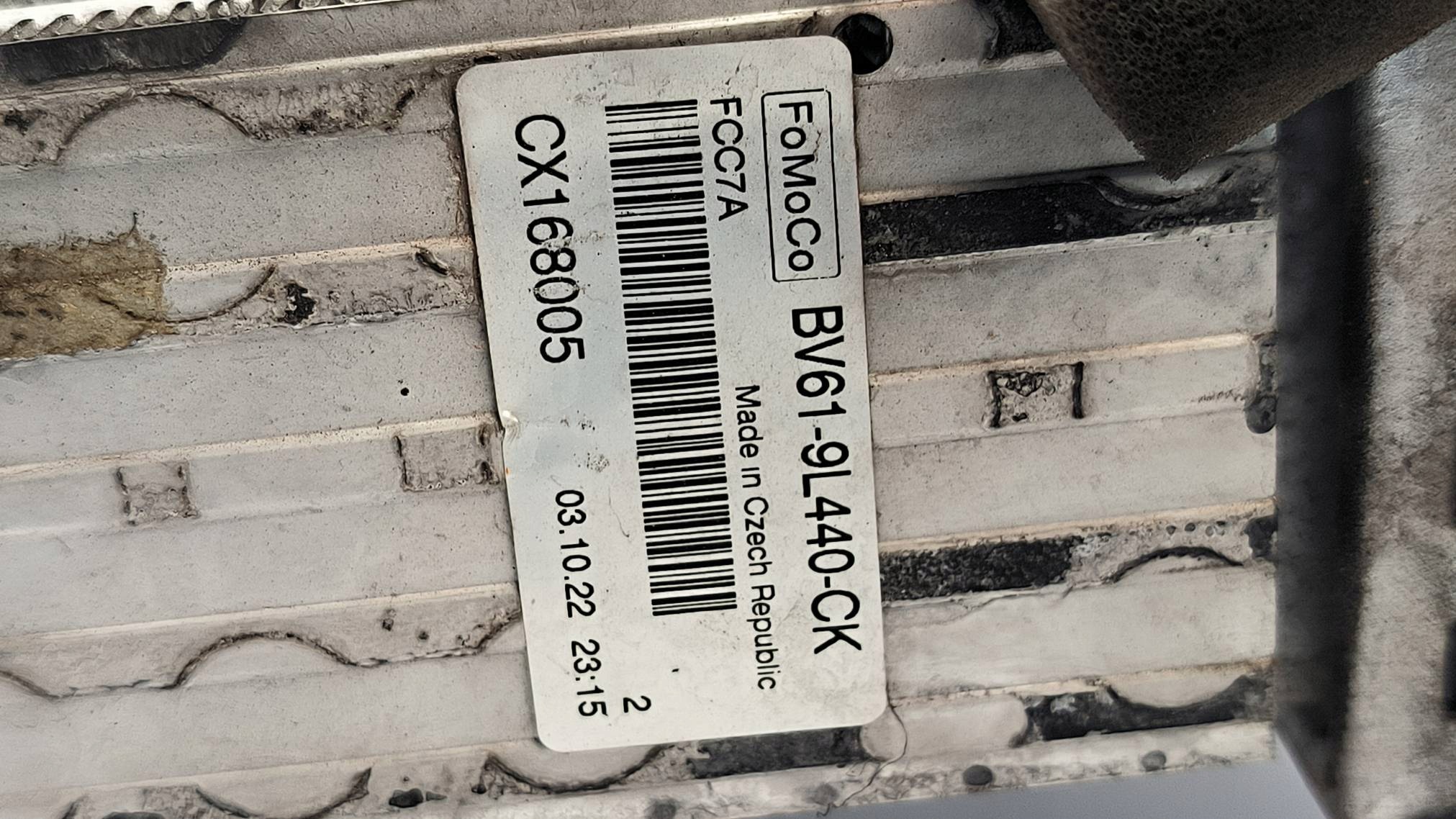 radiator intercooler BV61-9L440-CK FORD TRANSIT CONNECT II LIFT