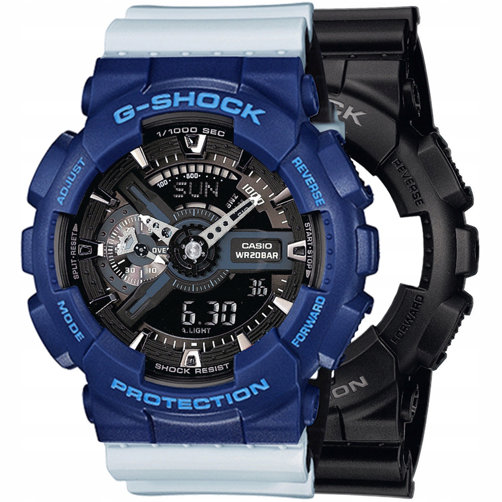 Hodinky Casio G-Shock Set GA-110-1BER Bezel 10527398 Pásek 10527469 20B