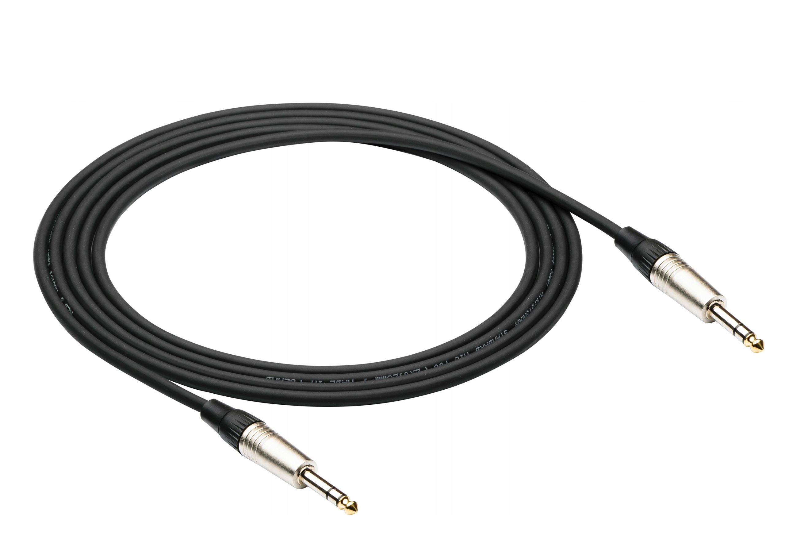 Kabel Mikrofonowy Economic Jack Stereo 6.3 1m