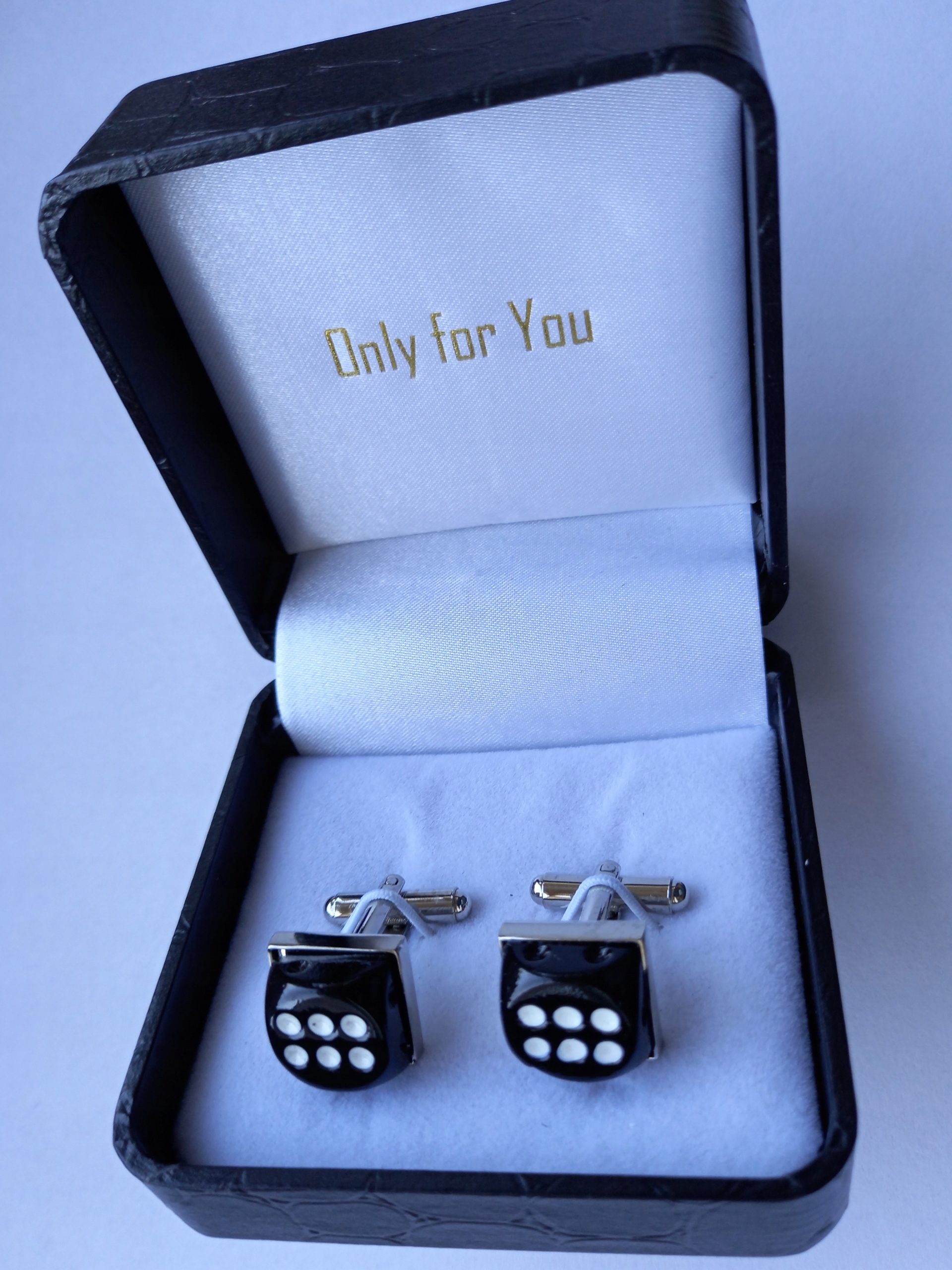 Manžetové knoflíčky Kostky na hraní