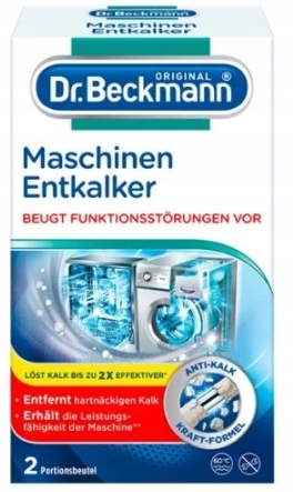 

Dr. Beckmann Odkamieniacz Pralki Zmywarki 2x50g De