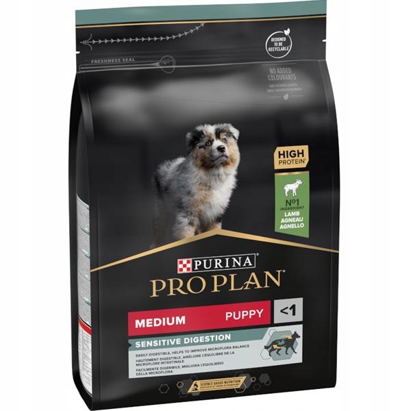 Levně Pro Plan Puppy Medium Sensitive Digestion jehně 3 kg