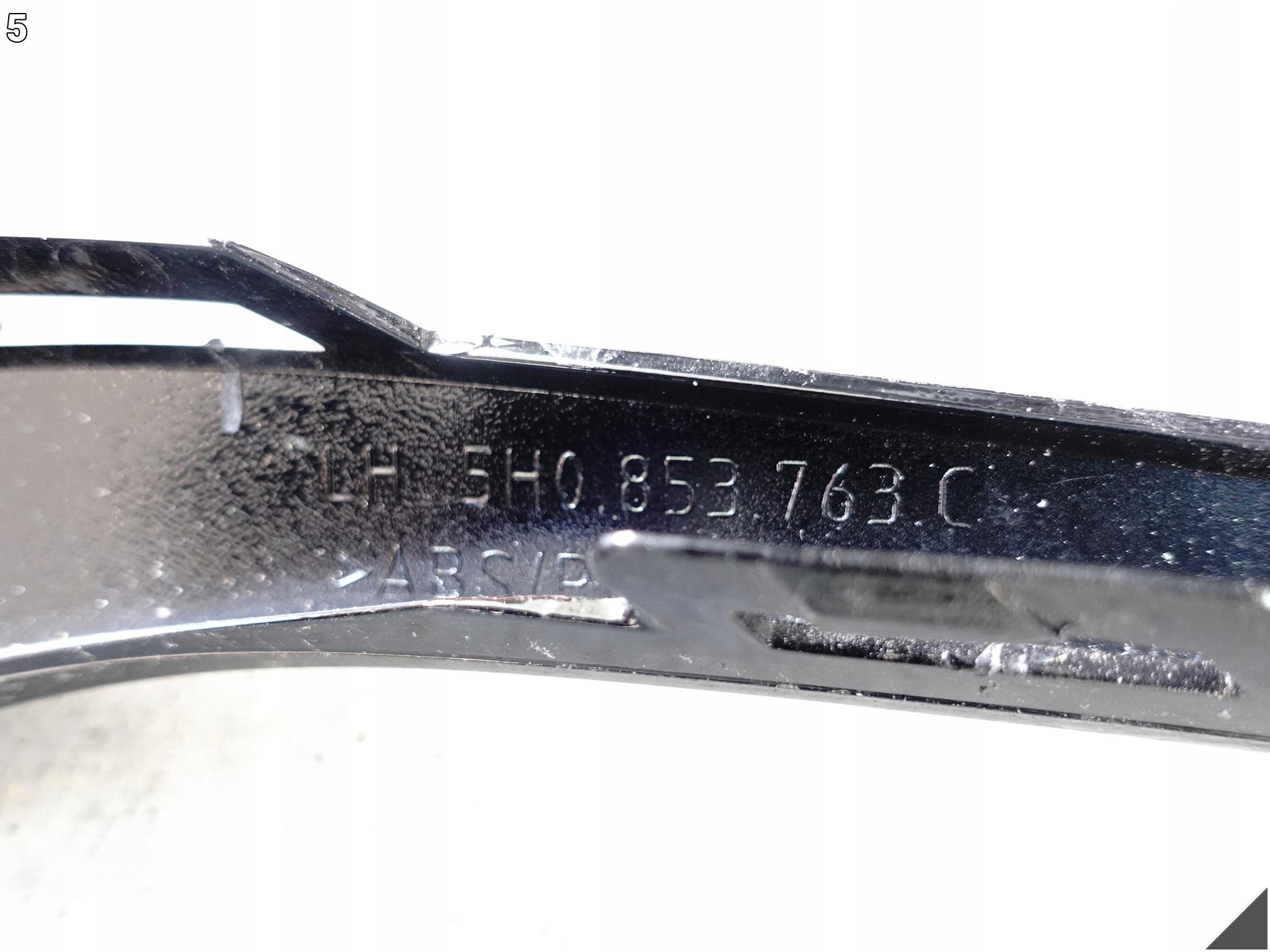 VW GOLF 8 VIII R-LINE 20- bumper grid moulding frame left front 5H0853763C