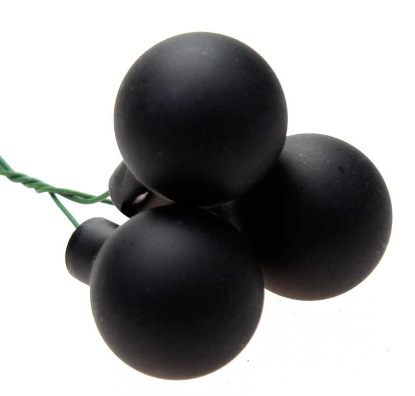 

Szklane Bombki Bombka Z Drutem 2cm 3szt Czarne M