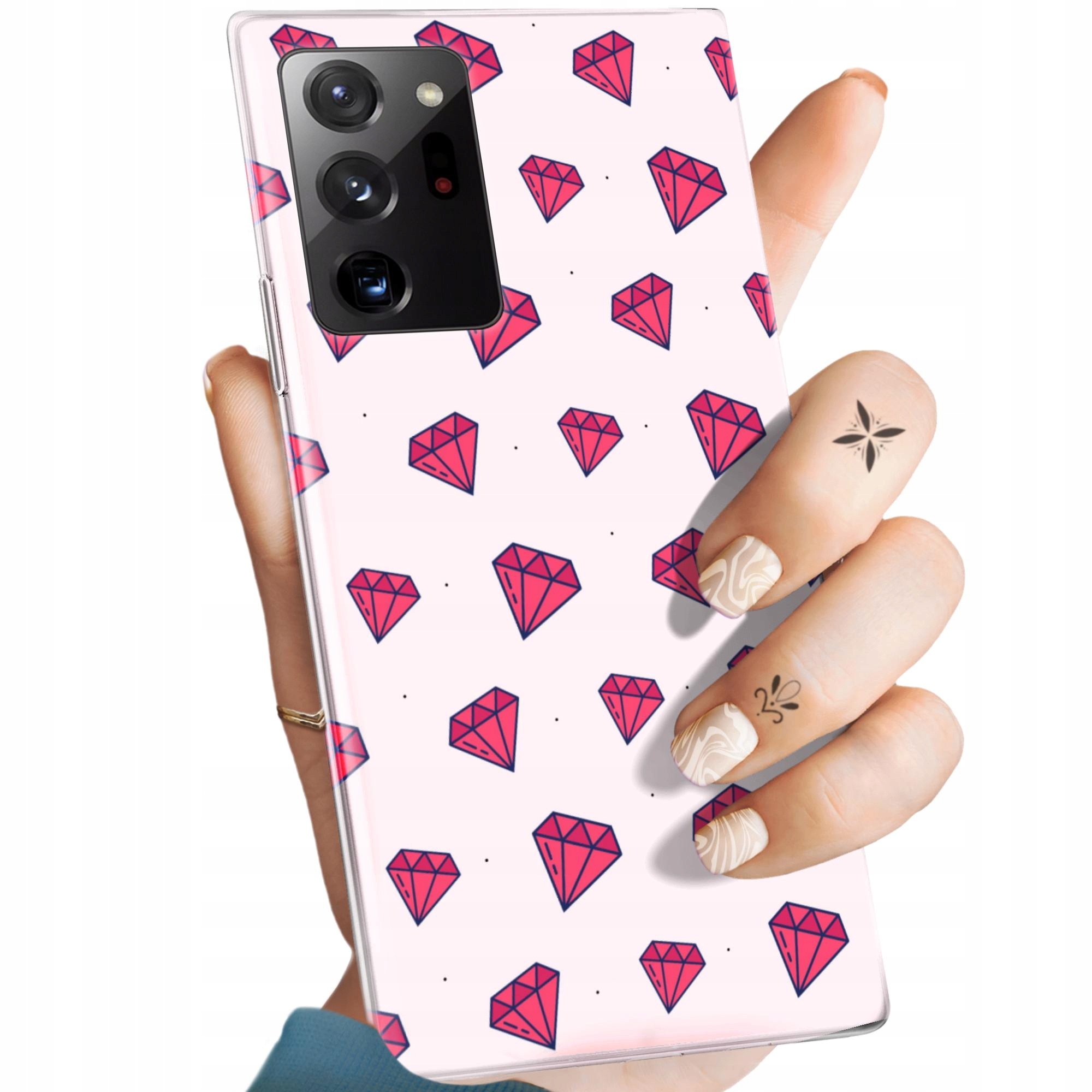 Etui Do Samsung Note 20 Ultra 20 Ultra 5G Cyrkonie Diamenty Obudowa