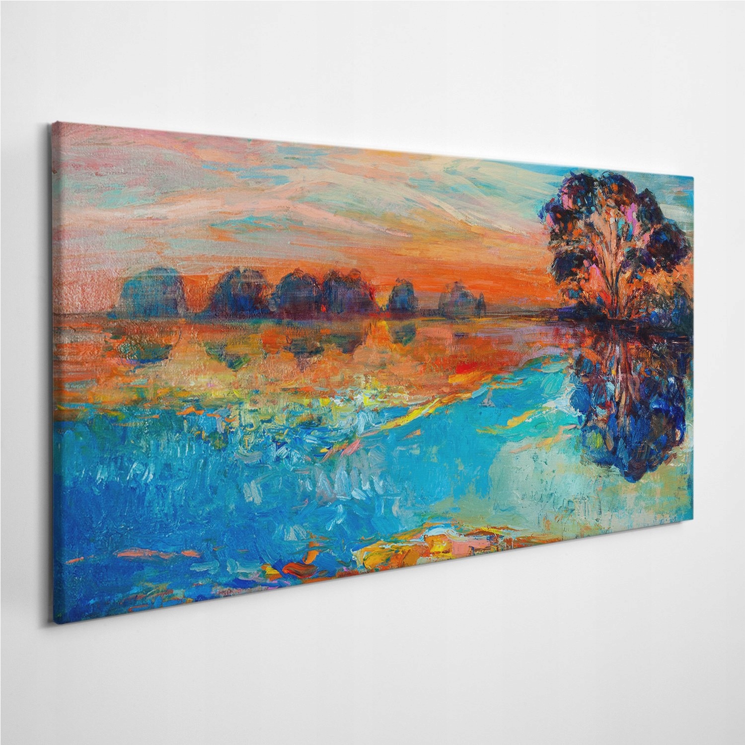 

Obrazy na płótnie Jezioro Drzewa Krajobraz 120x60